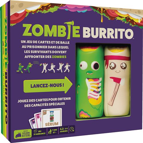 Jeu d'ambiance Asmodee Zombie Burrito