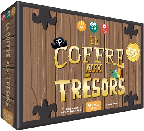 Jeu d'ambiance Auzou Le coffre aux trésors