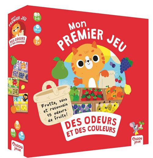 Jeu d'ambiance Auzou Mon Premier Jeu des Odeurs et des Couleurs