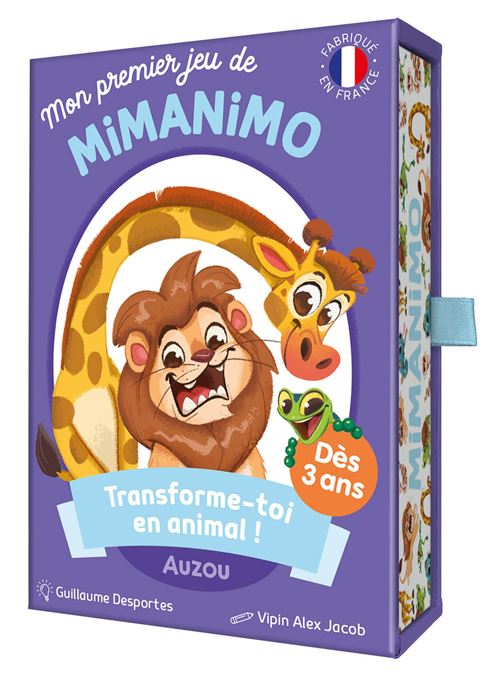 Jeu d'ambiance Auzou Mon premier jeu de Mimanimo