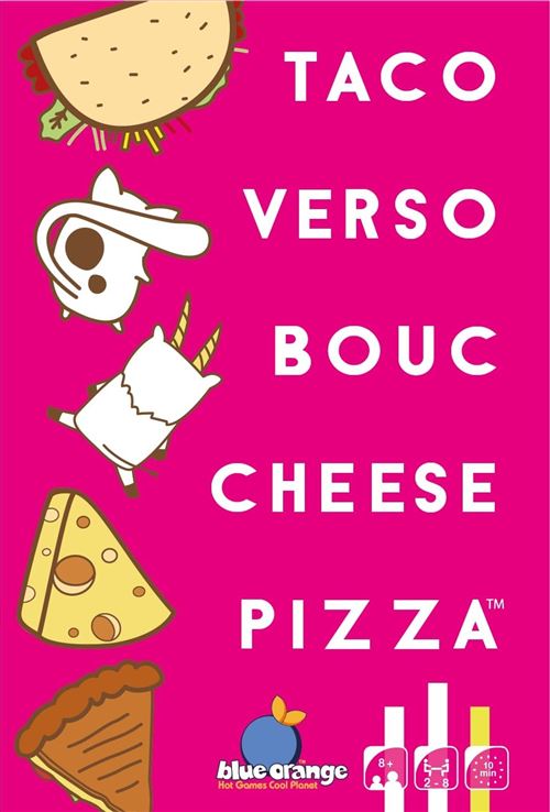 Jeu d'ambiance Blue Orange Taco Verso Bouc Cheese Pizza