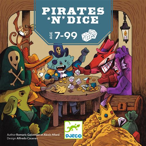 Jeu d'ambiance Djeco Pirates 'n' Dice