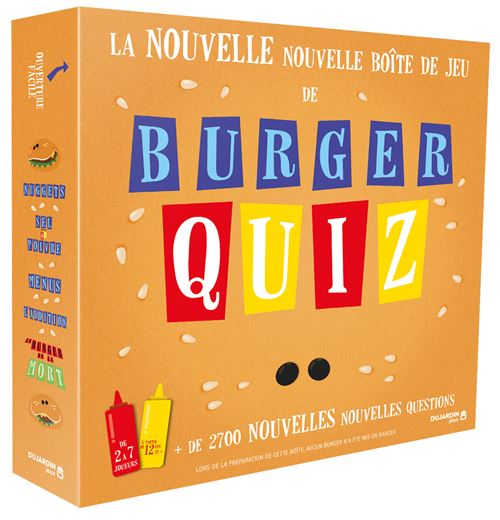 Jeu d'ambiance Dujardin Burger Quiz
