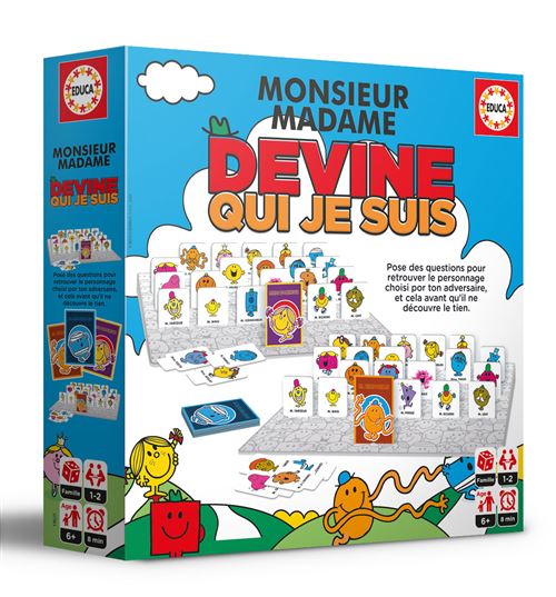 Jeu d'ambiance Educa Devine qui je suis Monsieur Madame