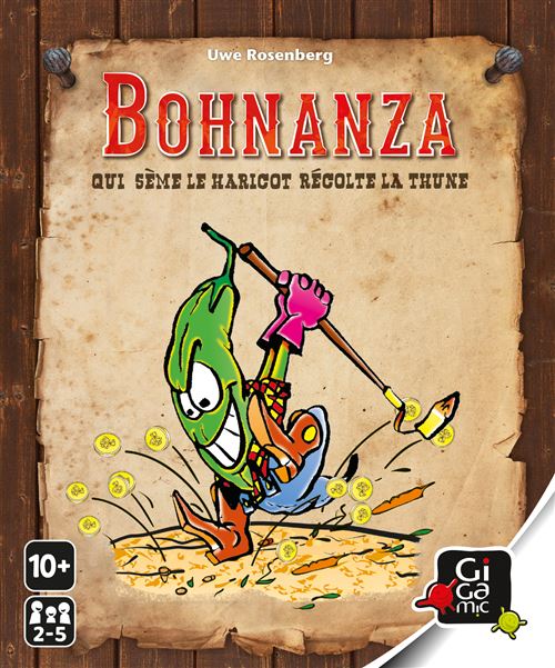 Jeu d'ambiance Gigamic Bohnanza Boîte métal