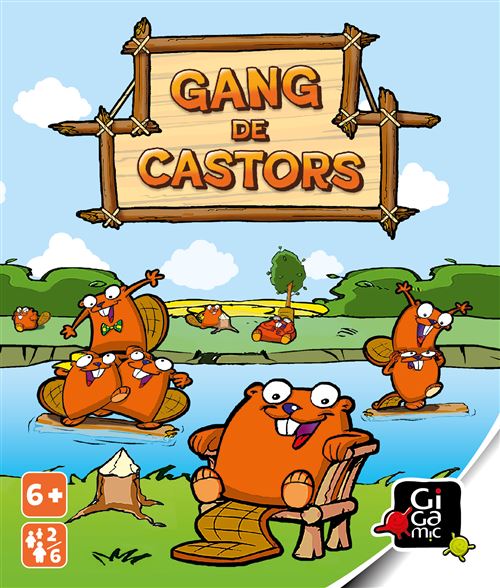 Jeu d'ambiance Gigamic Gang de Castors
