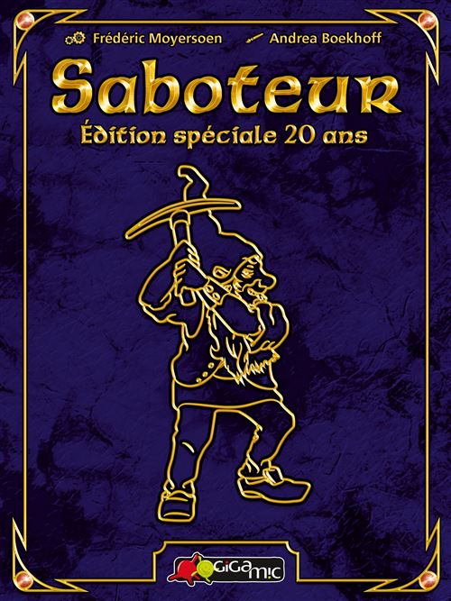 Jeu d'ambiance Gigamic Saboteur Anniversaire