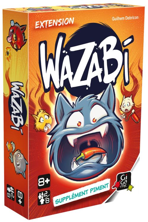 Jeu d'ambiance Gigamic Wazabi Extension Supplément Piment