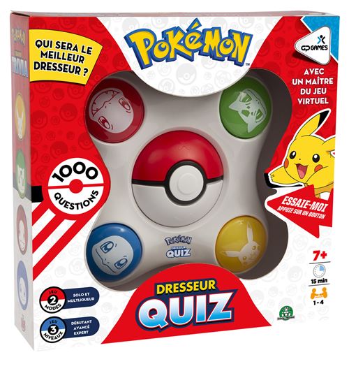 Jeu d'ambiance Giochi Preziosi Pokémon Dresseur Quiz