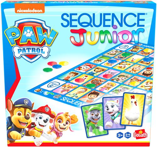Jeu d'ambiance Goliath Sequence Junior Paw Patrol Pat'Patrouille