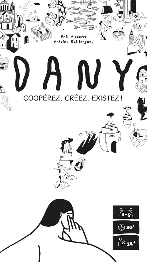 Jeu d'ambiance Grrre Games Dany Blanc et Noir
