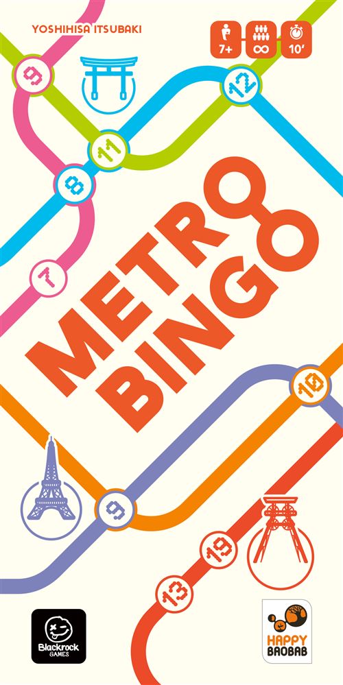 Jeu d'ambiance Happy Baobab Metro Bingo