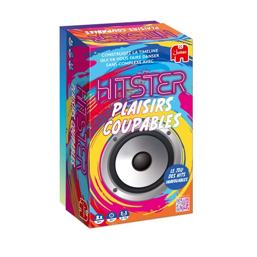 Jeu d'ambiance Jumbo Hitster Plaisirs Coupables
