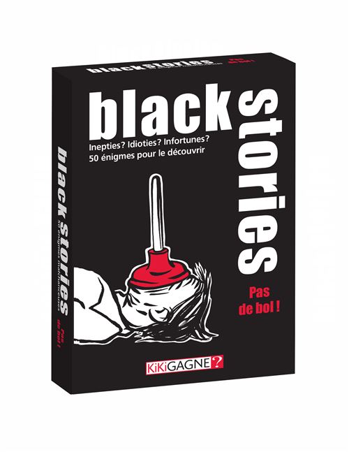 Jeu d'ambiance Kikigagne Black Stories Pas de Bol