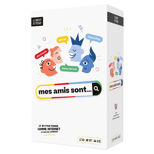 Jeu d'ambiance Le Droit De Perdre Mes amis sont…