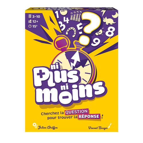 Jeu d'ambiance Letheia Ni Plus Ni Moins