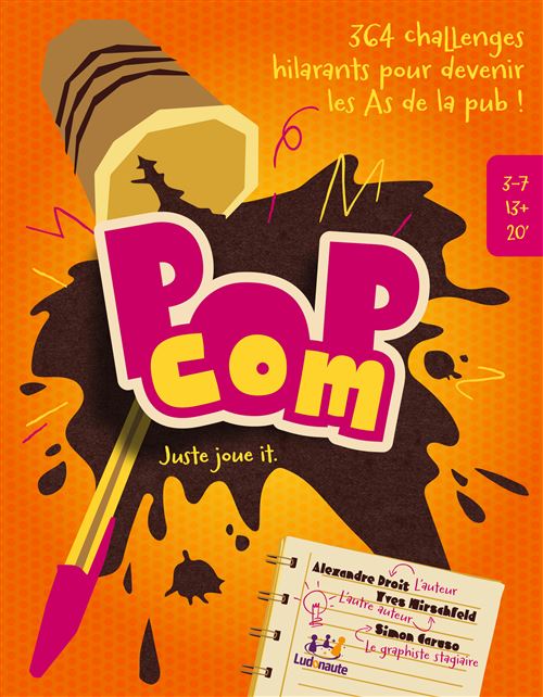 Jeu d'ambiance Ludonaute Pop Com