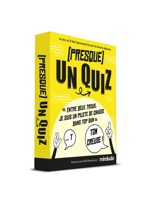 Jeu d'ambiance Miraludo Presque un Quiz