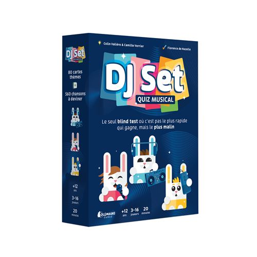 Jeu d'ambiance Olemains Games DJ Set Quiz Musical
