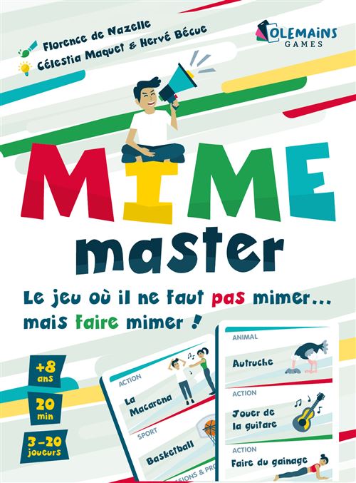 Jeu d'ambiance Olemains Games Mime Master