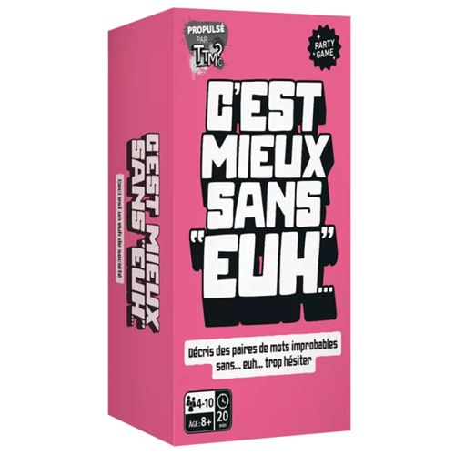 Jeu d'ambiance Pixie Games C'est mieux sans Euh…