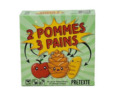 Jeu d'ambiance Prétexte 2 Pommes 3 Pains