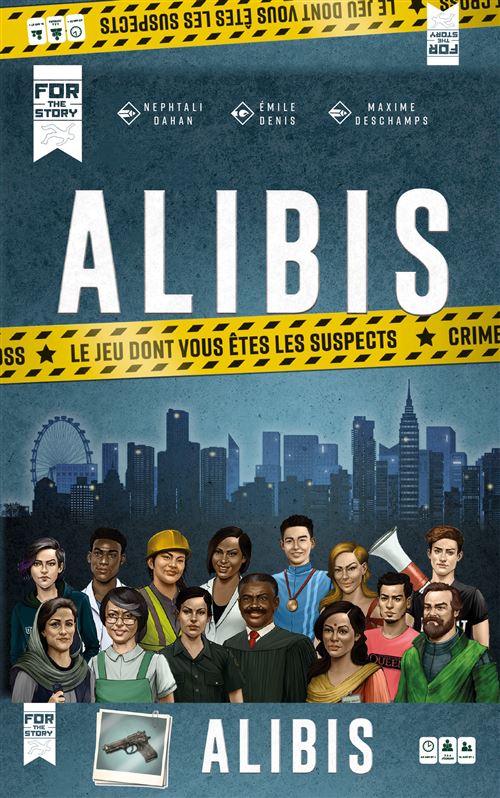 Jeu d'ambiance Respell Alibis Le jeu dont vous êtes les suspects