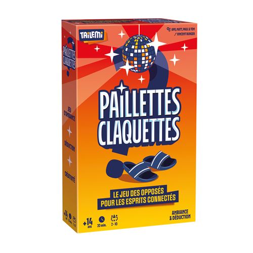 Jeu d'ambiance Tailemi Paillettes Claquettes