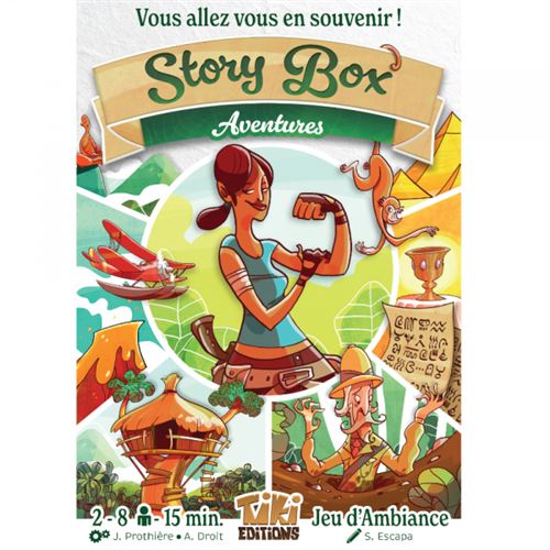 Jeu d'ambiance Tiki Edition Story Box Aventures