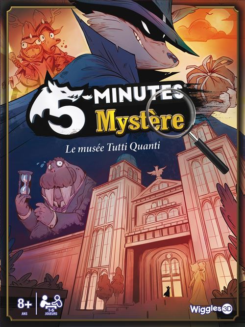 Jeu d'enquête Asmodee 5 Minutes Mystère