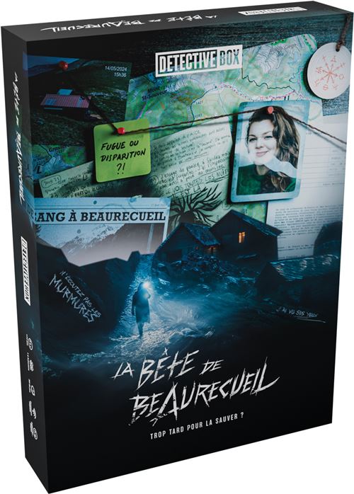 Jeu d'enquête Asmodee Detective Box : Short Stories Bête Beaurecueil