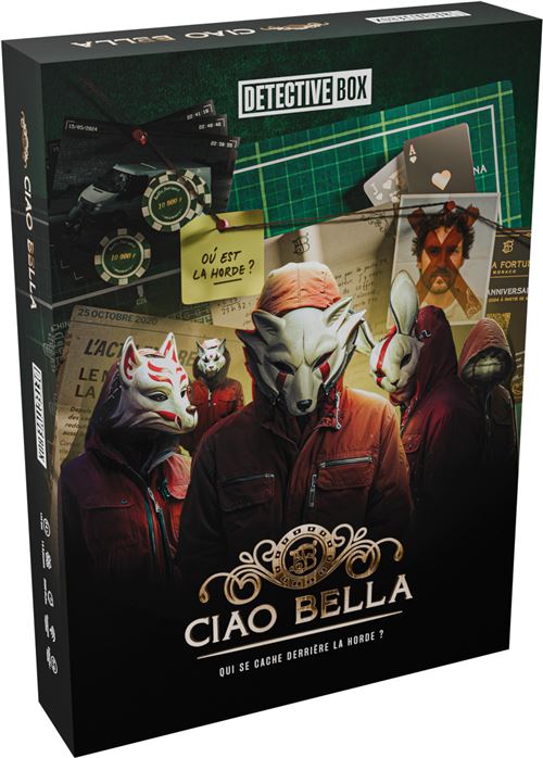 Jeu d'enquête Asmodee Detective Box : Short Stories Ciao Bella