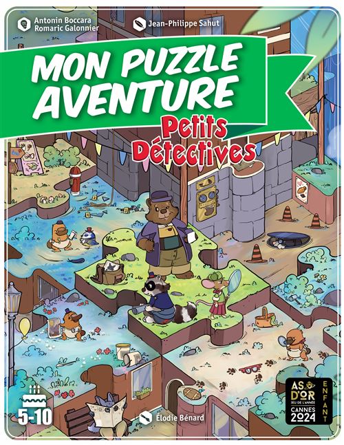 Jeu d'enquête Gameflow Mon Puzzle Aventure Petits Détectives