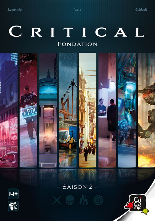 Jeu d'enquête Gigamic Critical Fondation Saison 2