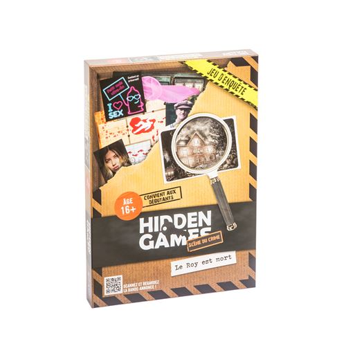 Jeu d'enquête Hidden Games Le Roy est mort