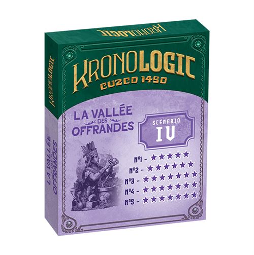 Jeu d'enquête Origames Kronologic Cuzco 1450 La Vallée des Offrandes