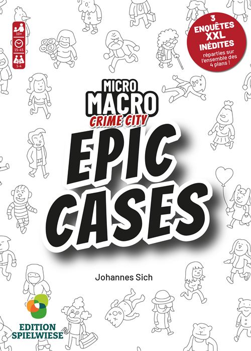 Jeu d'enquête Spielwiese Micro Macro Epic Cases Crime City