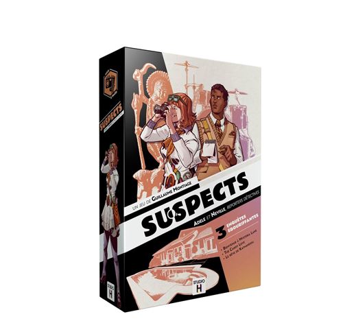 Jeu d'enquête Studio H Suspects Adele et Neuville
