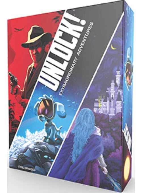 Jeu d'escape game Asmodee Unlock Extraordinary Aventures
