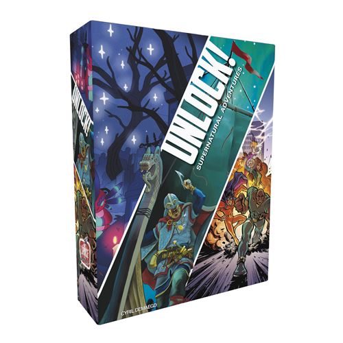Jeu d'escape game Asmodee Unlock Supernatural adventures
