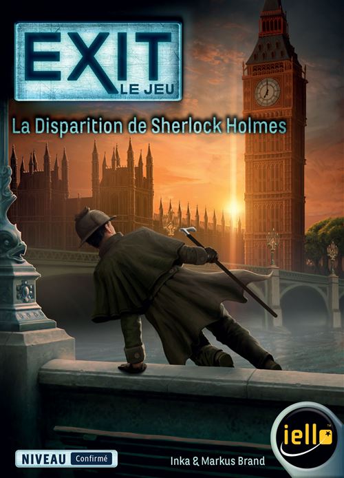 Jeu d'escape game Iello Exit La Disparition de Sherlock Holmes (Confirmé)