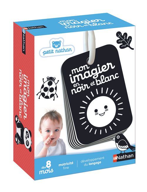 Jeu d'éveil Nathan Mon Premier Imagier en Noir et Blanc