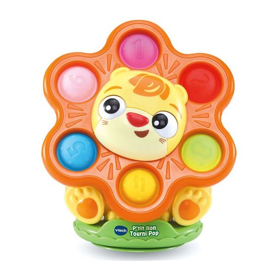 Jeu d'éveil Vtech Baby P'tit lion Tourni Pop