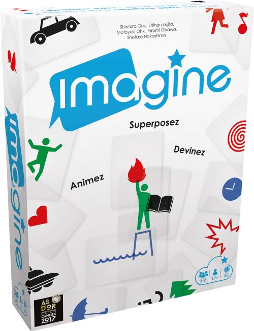 Jeu d'imagination et de déduction Asmodée Imagine