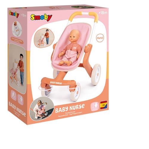 Jeu d'imitation Smoby Baby Nurse Poussette Pop