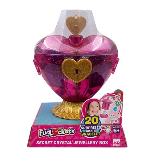 Jeu d'imitation Taldec Funlockets Boîte à bijoux crystal cœur