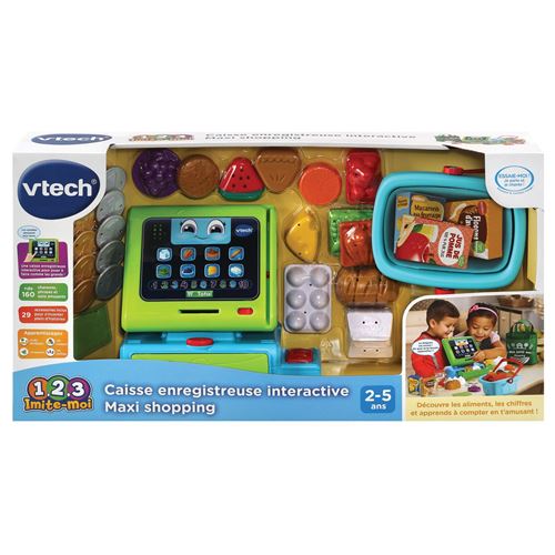 Jeu d'imitation Vtech Caisse enregistreuse interactive Maxi shopping