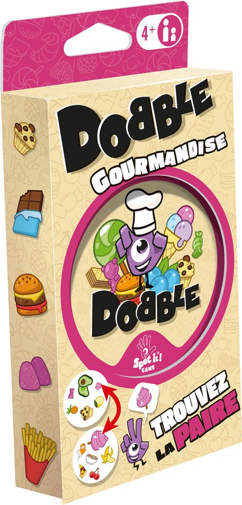 Jeu de cartes Asmodee Dobble Gourmandise
