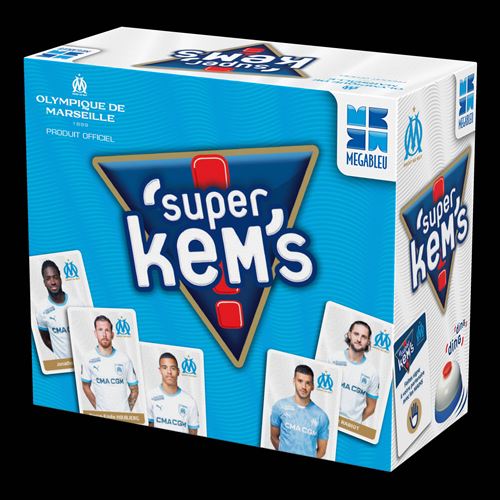 Jeu de cartes Megableu Super Kems Olympique Marseille