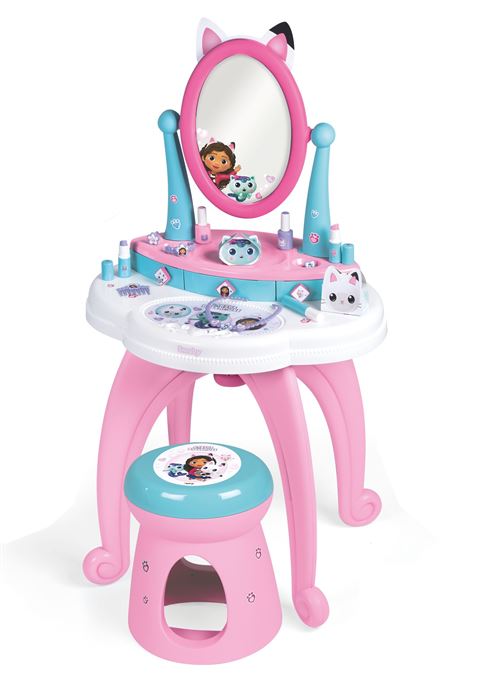 Jeu de coiffure Smoby Coiffeuse 2-en-1 Gabby et la Maison Magique